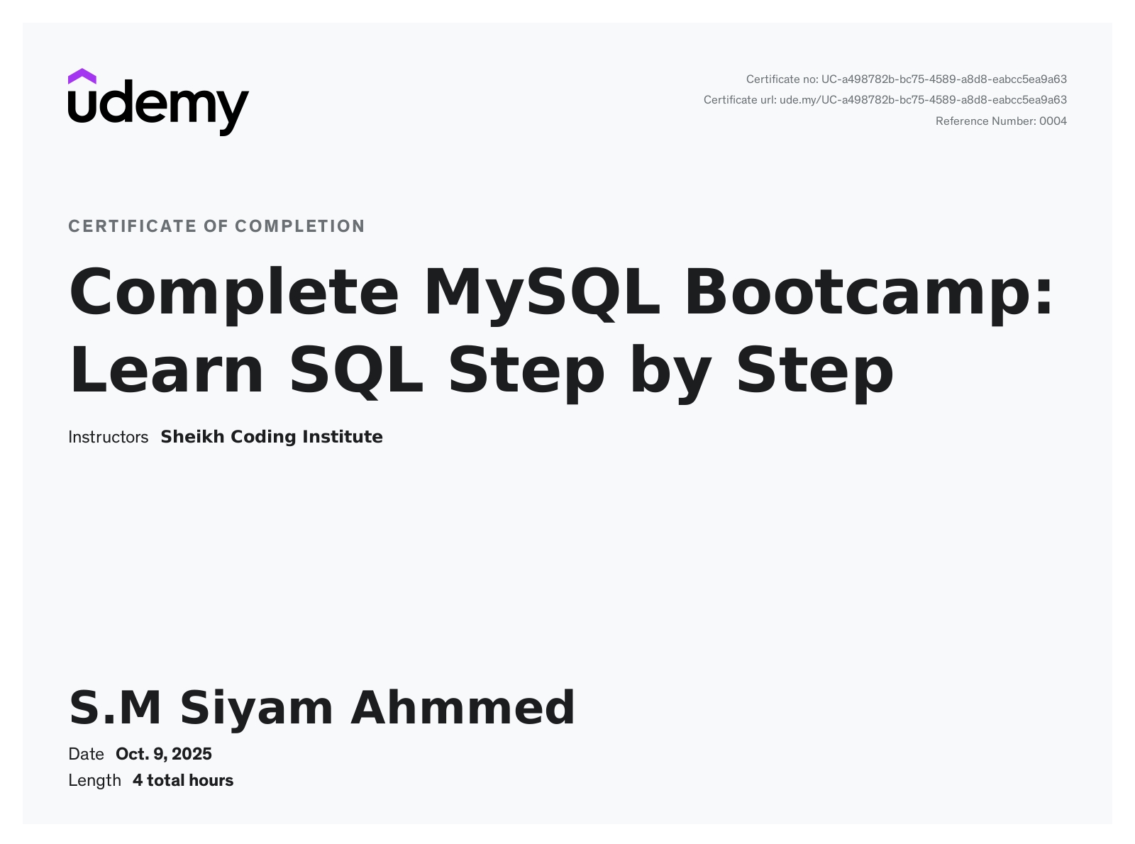 Mir Siyam Ahmad - Full Stack Web Developer | Siyam Ahmad Portfolio